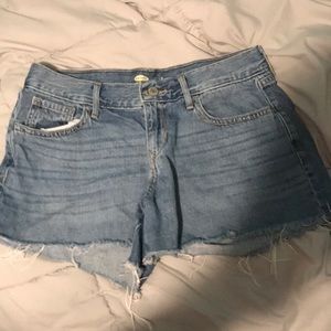 Old navy low rise jean shorts